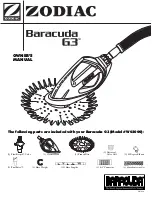 Zodiac Baracuda G3 Installation Manual preview