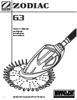 Preview for 1 page of Zodiac Baracuda G3 Owner'S Manual And Quick Installation Instructions