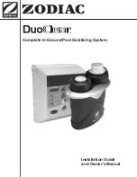 Preview for 1 page of Zodiac DuoClear Installation Manual And Owner'S Manual