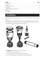 Preview for 2 page of Zodiac Nature 2 Express Installation And Operation Manual