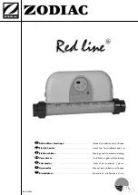 Zodiac PSA Red Line 3 Instructions For Installation And Use Manual preview