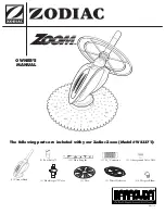Preview for 1 page of Zodiac Zoom Owner'S Manual