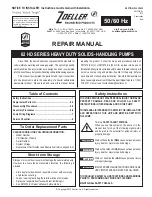 Zoeller 62 HD Series Repair Manual preview