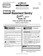 Zoeller Basement Sentry Series Manual preview