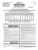 Zoeller Water Solutions 3098 Series Installation Instructions preview