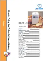 Preview for 1 page of Zojirushi BBCC-S15 Recipe Book
