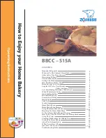 Preview for 1 page of Zojirushi BBCC-S15A Operating Instructions Manual