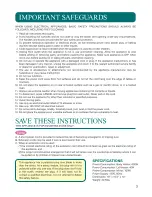 Preview for 3 page of Zojirushi Home Bakery Virtuoso BB-PAC20 Operating Instructions And Recipes