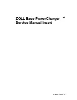 Preview for 1 page of ZOLL Base PowerCharger 1x1 Service Manual