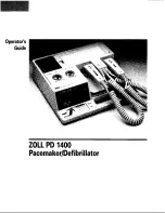 ZOLL PD 1400 Operator'S Manual preview