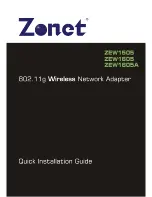 Zonet ZEW1505 Quick Installation Manual preview