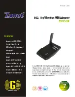 Zonet ZEW2500P Product Data preview