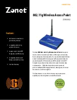 Zonet ZEW3002 Product Data preview