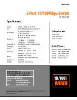 Preview for 2 page of Zonet ZFS3015P Product Data