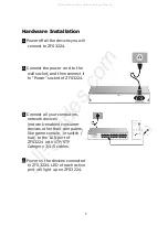 Preview for 6 page of Zonet ZFS3224 Manual