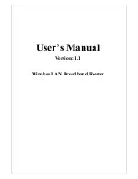 Preview for 1 page of Zonet ZSR1114WE User Manual