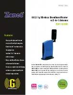 Zonet ZSR1124WE Product Data предпросмотр