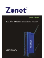 Zonet ZSR4124WE User Manual preview